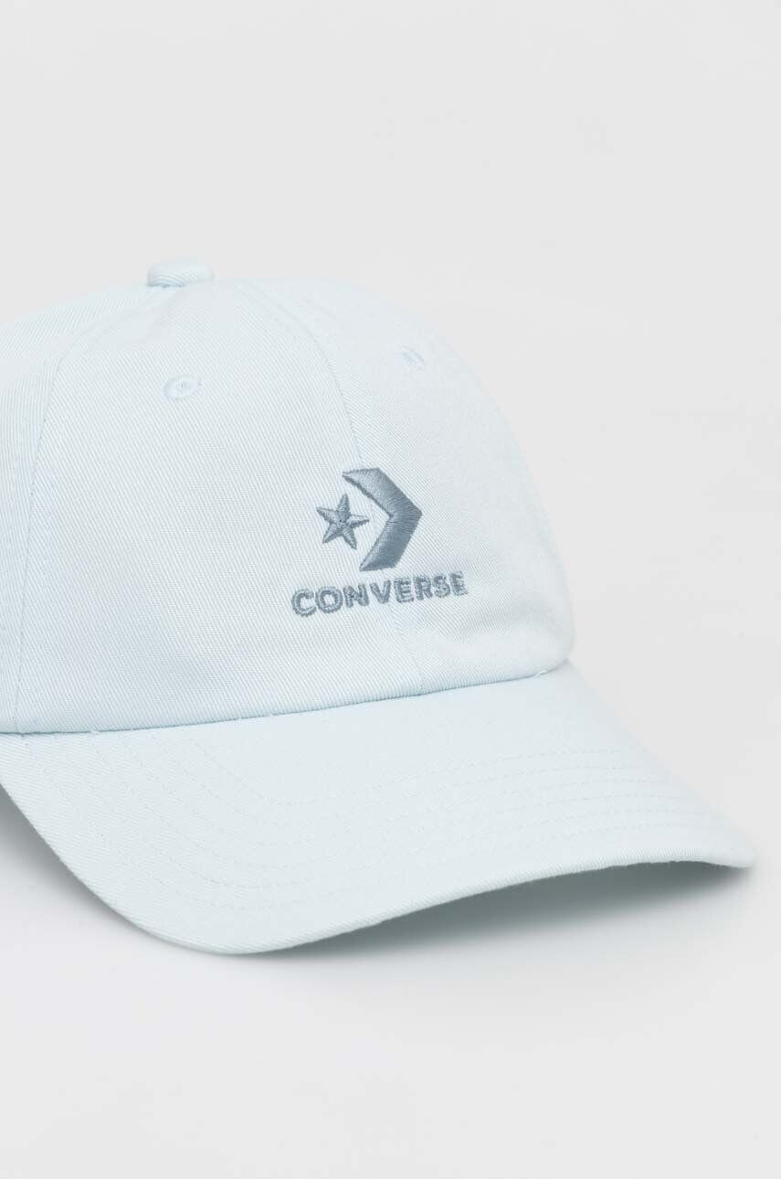 Converse Шапка с козирка в синьо с апликация - Pepit.bg