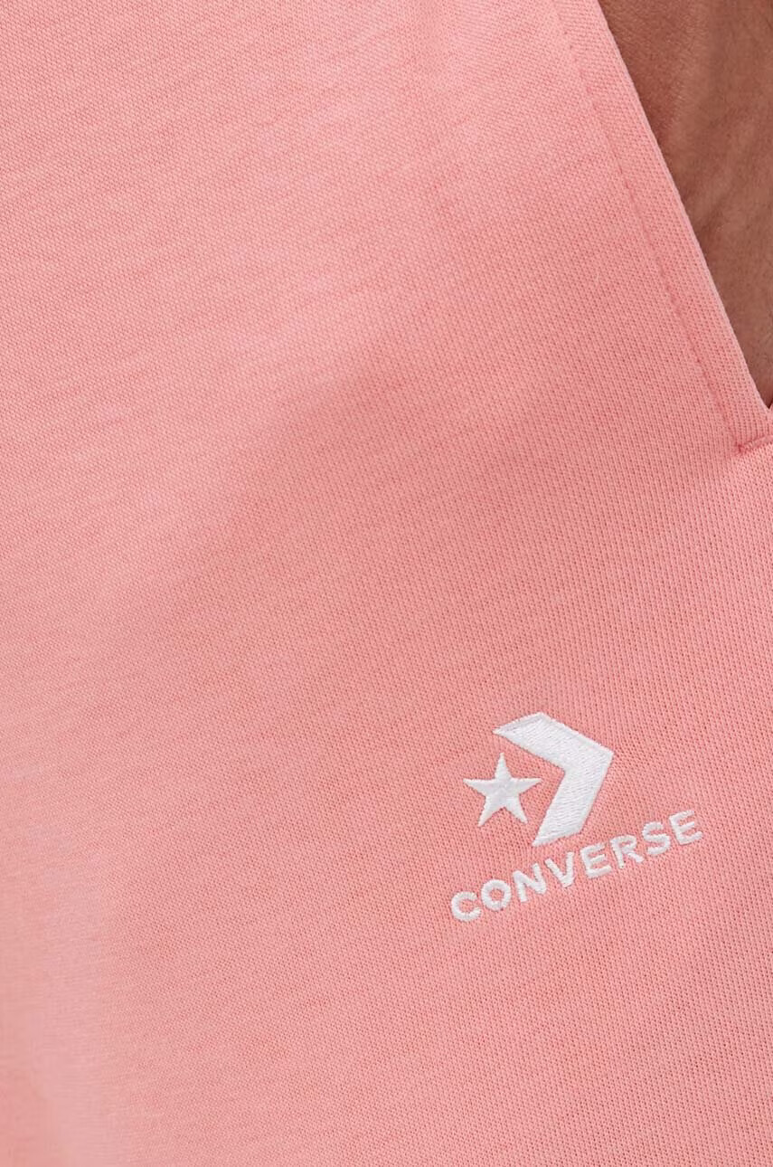 Converse Спортен панталон в розово с изчистен дизайн - Pepit.bg