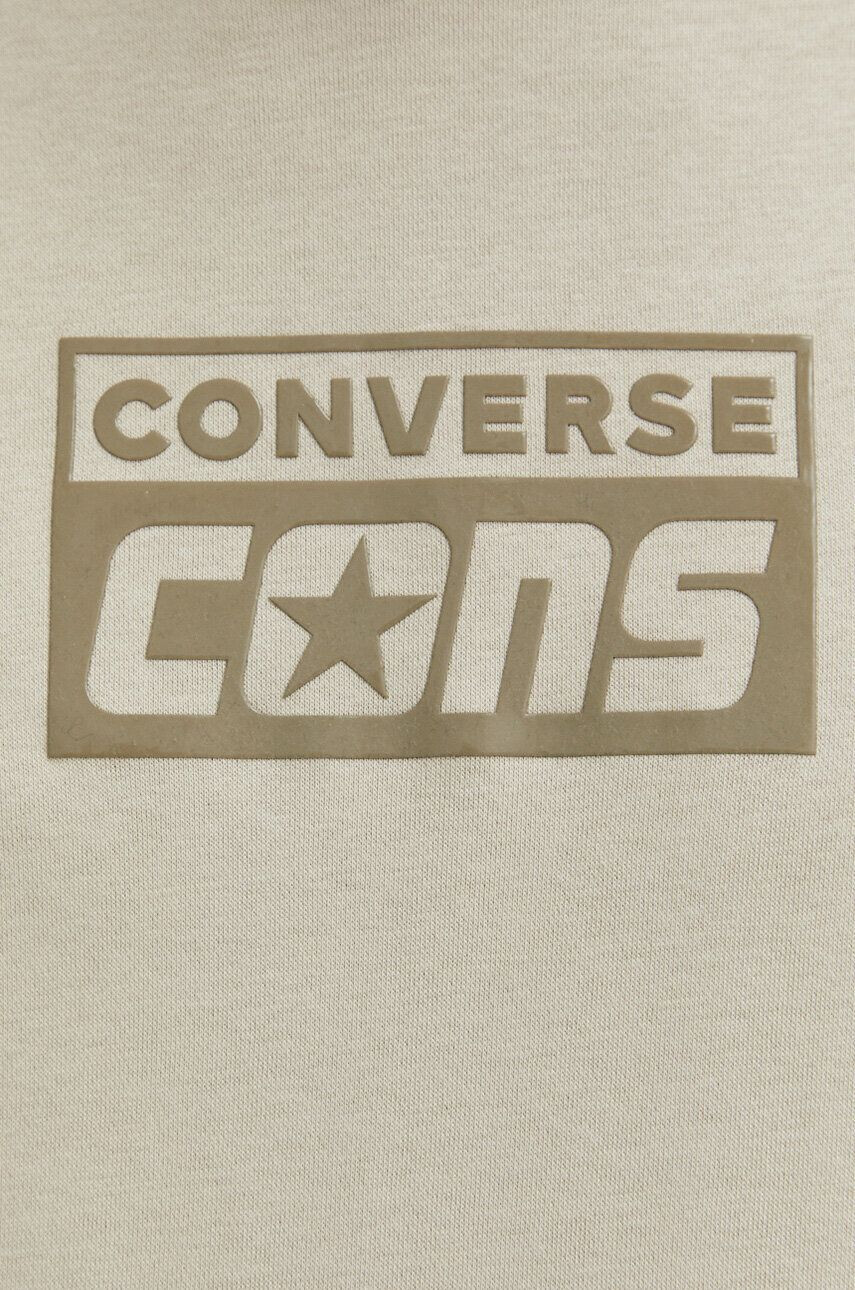 Converse Суичър в сиво с качулка с принт - Pepit.bg