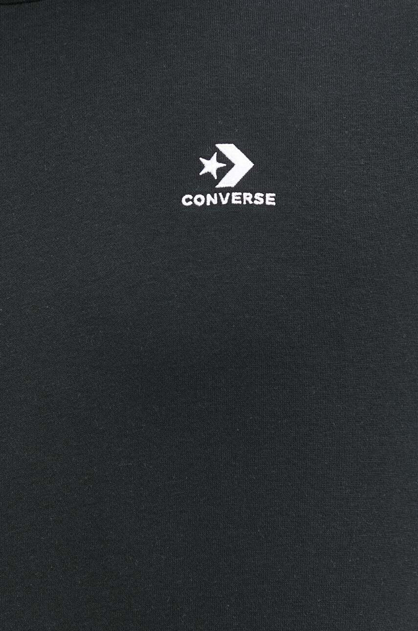 Converse Суичър в черно с изчистен дизайн - Pepit.bg