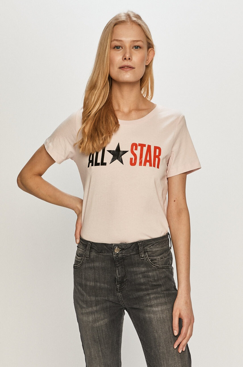 Converse Тениска в розово - Pepit.bg