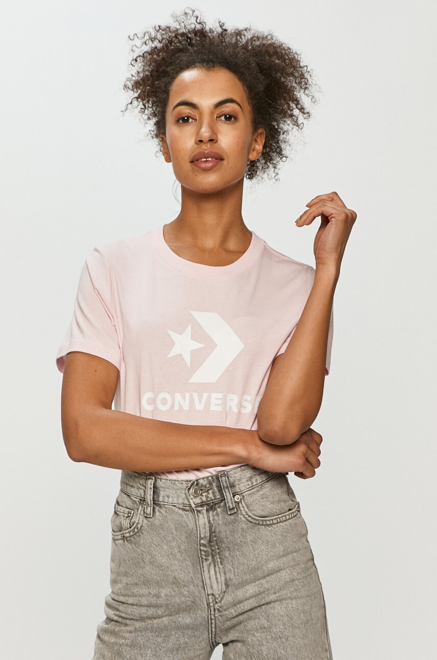 Converse Тениска в розово - Pepit.bg