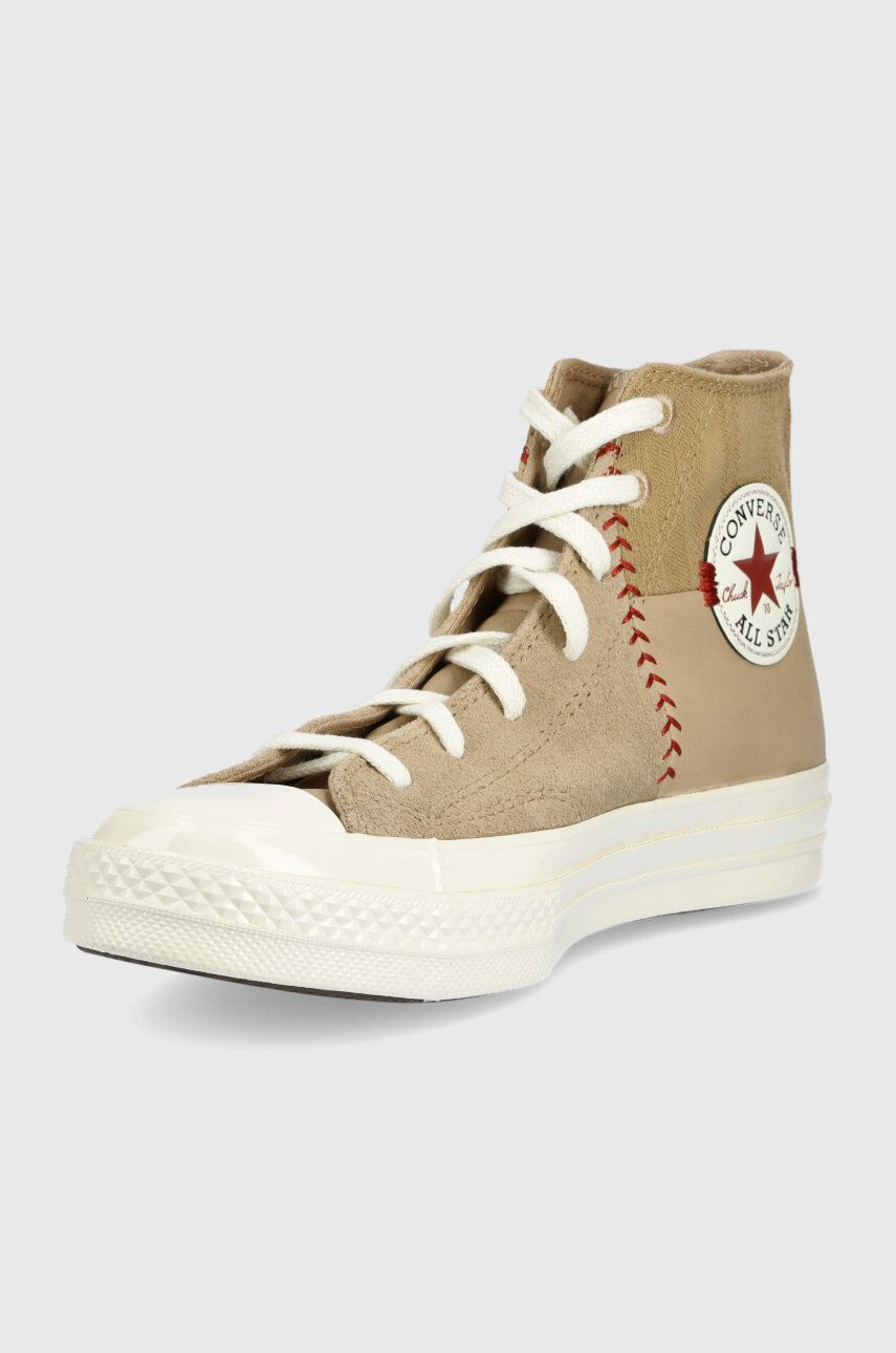 Converse Високи кецове Chuck 70 в бежово - Pepit.bg