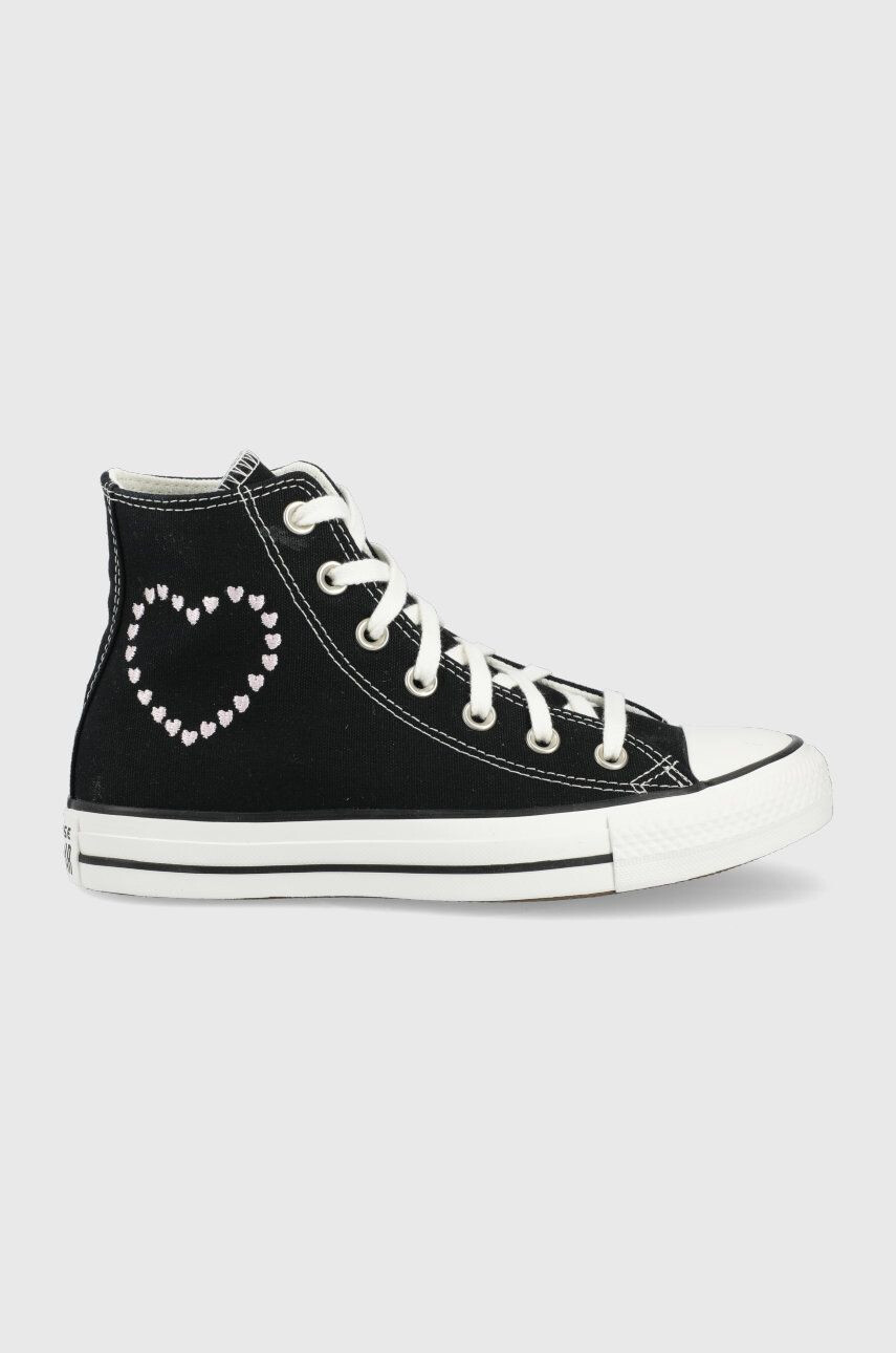 Converse Високи кецове Chuck Taylor All Star дамски в черно - Pepit.bg