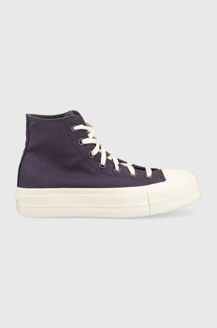 Converse Високи кецове Chuck Taylor All Star Lift Desert в лилаво - Pepit.bg