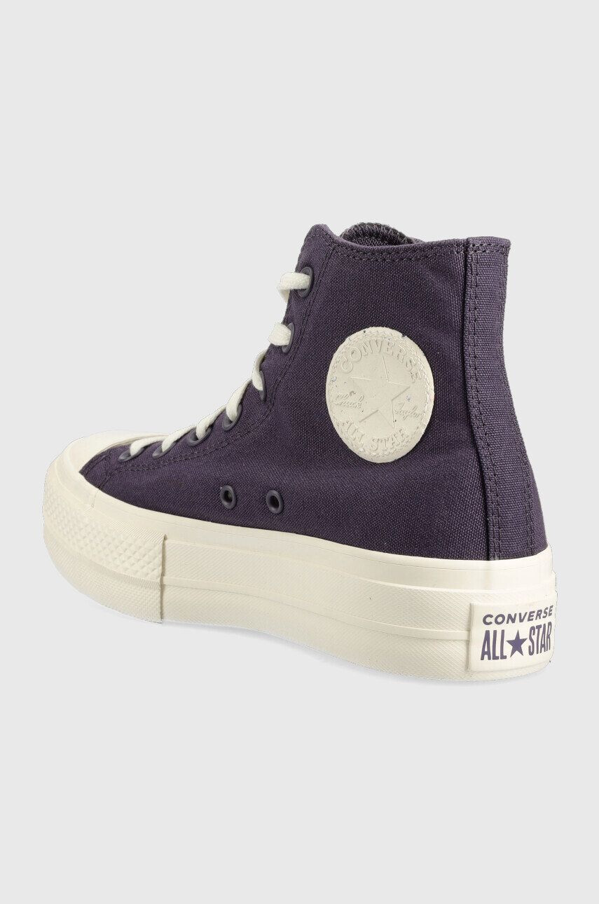 Converse Високи кецове Chuck Taylor All Star Lift Desert в лилаво - Pepit.bg