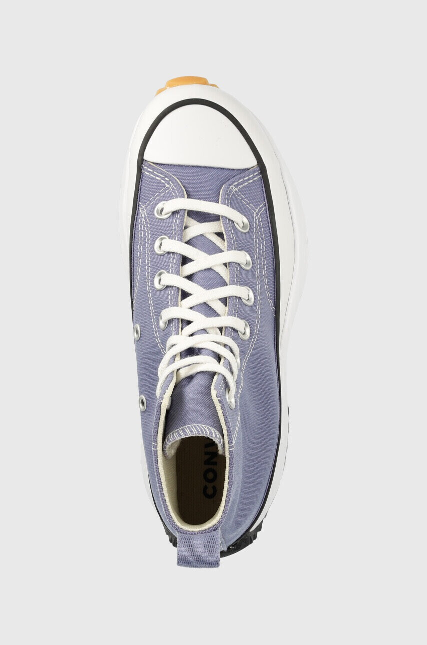 Converse Високи кецове Run Star Hike Canvas Platform в лилаво - Pepit.bg