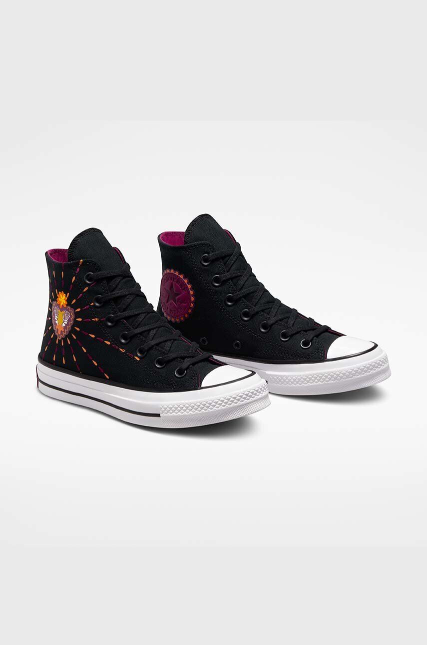 Converse Високи кецове X Dia De Muertos в черно - Pepit.bg