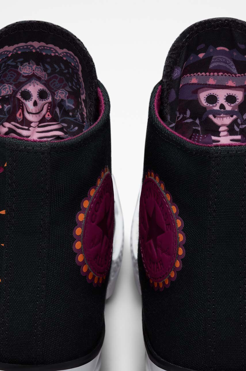 Converse Високи кецове X Dia De Muertos в черно - Pepit.bg