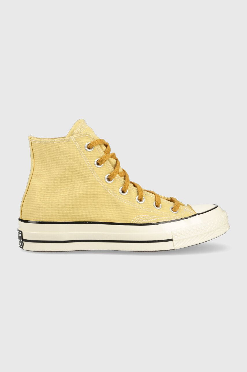 Converse Високи кецове Chuck 70 в жълто A03436C - Pepit.bg