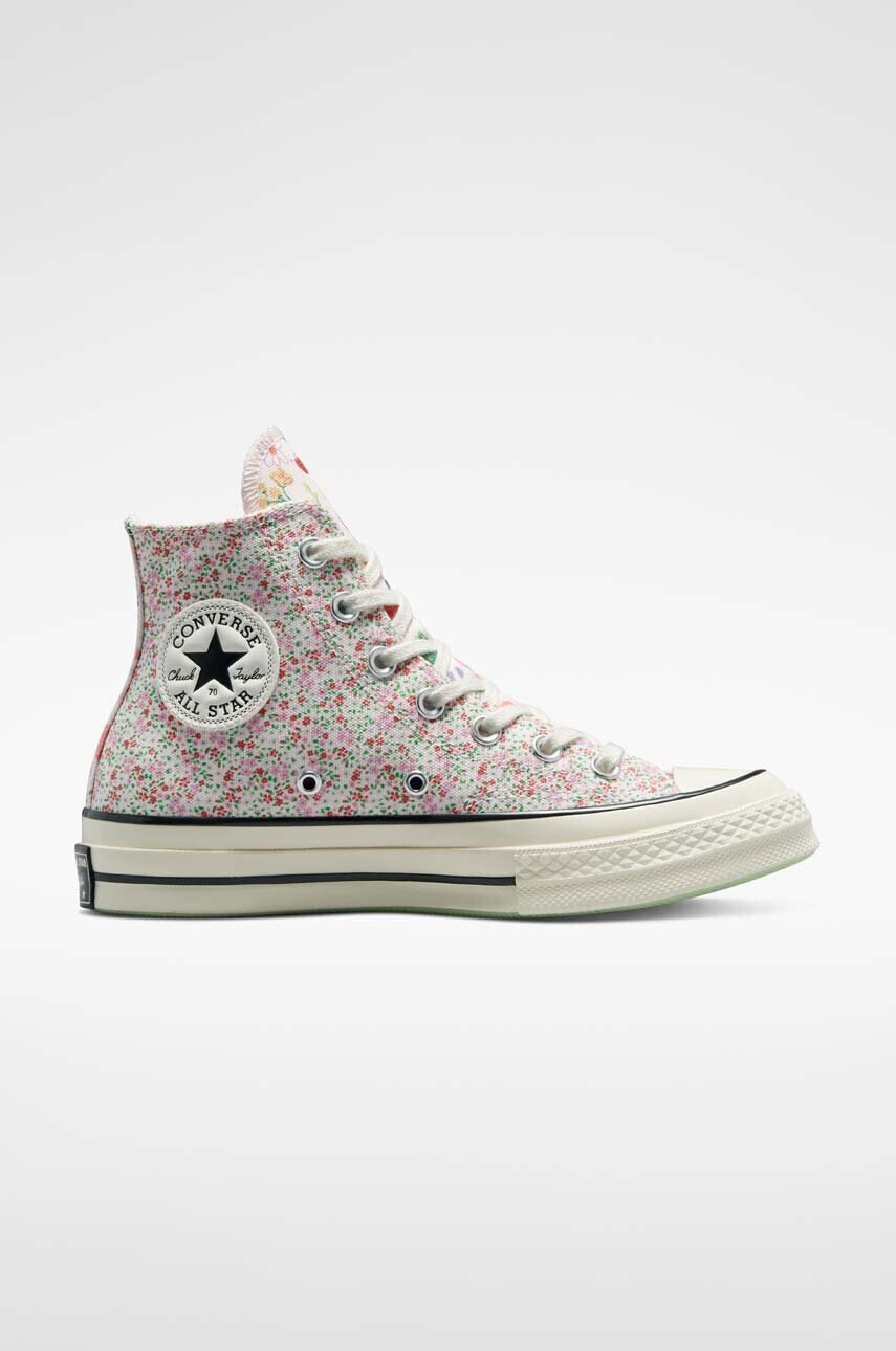 Converse Високи кецове Chuck 70 в розово A03555C - Pepit.bg