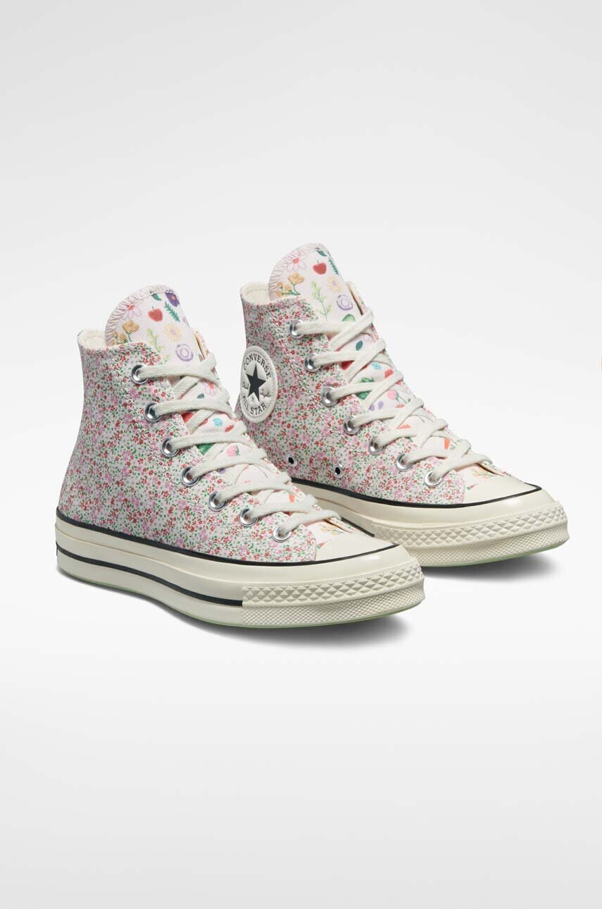 Converse Високи кецове Chuck 70 в розово A03555C - Pepit.bg