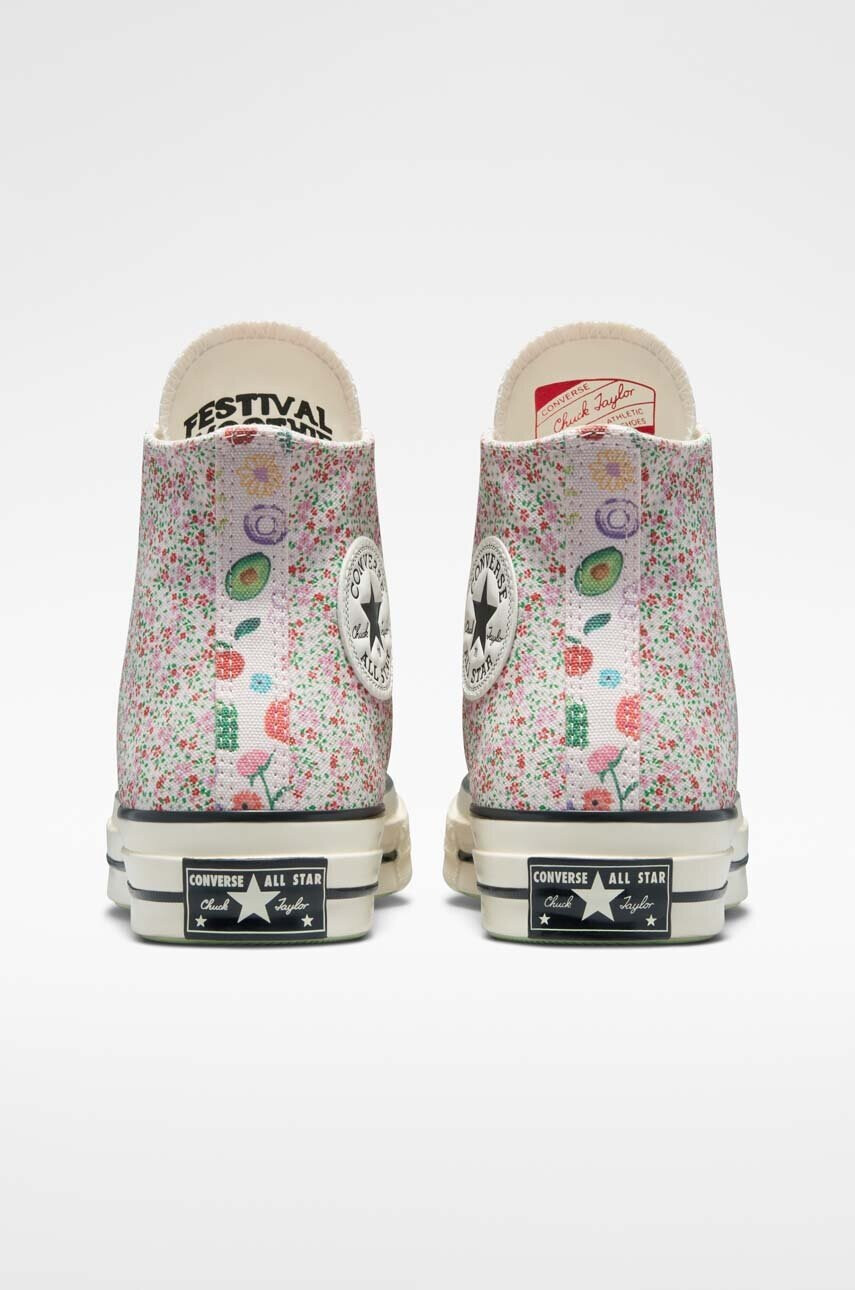 Converse Високи кецове Chuck 70 в розово A03555C - Pepit.bg