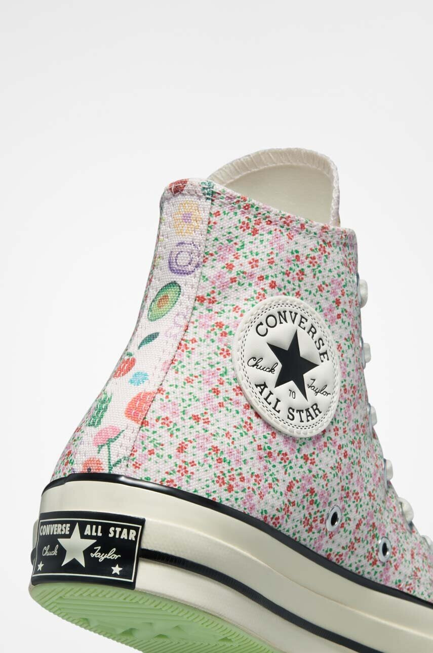 Converse Високи кецове Chuck 70 в розово A03555C - Pepit.bg