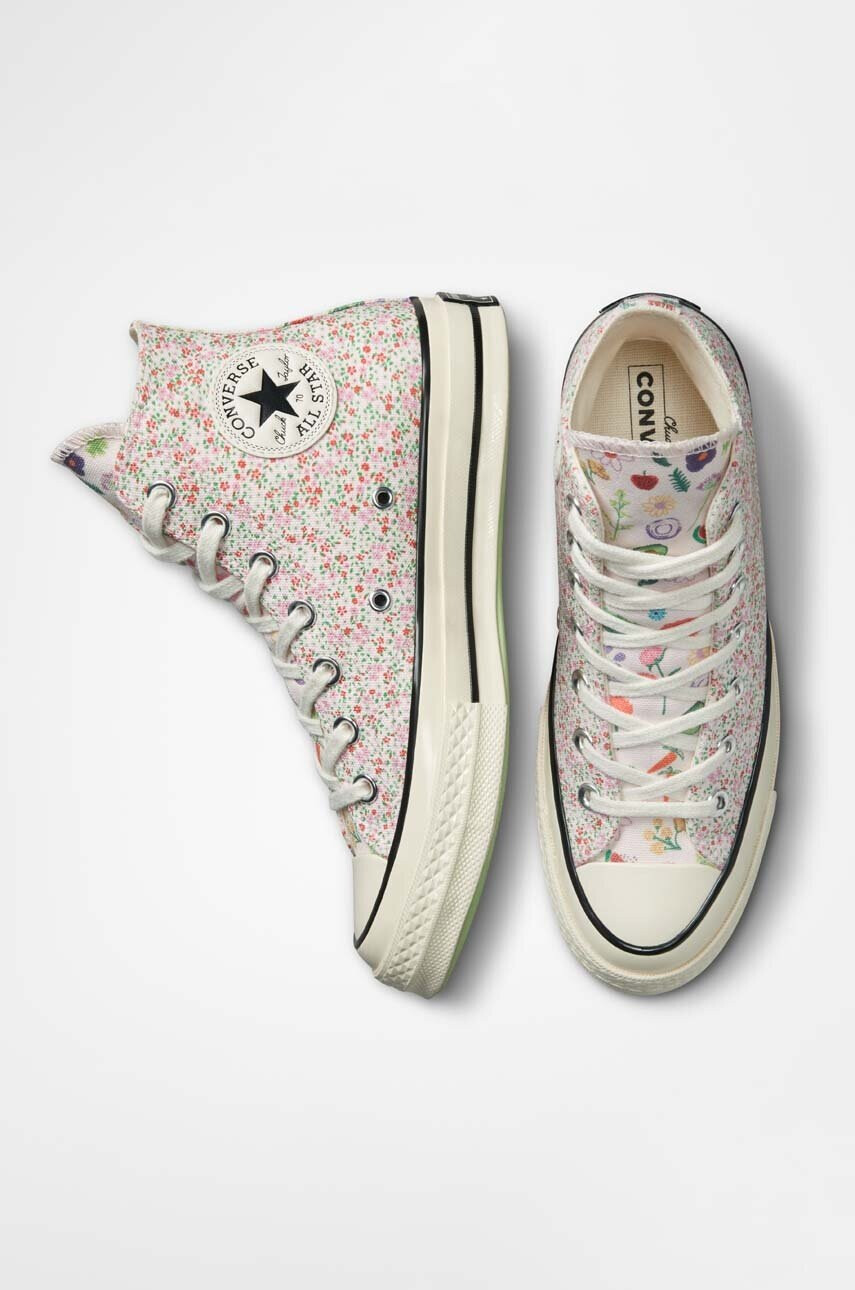 Converse Високи кецове Chuck 70 в розово A03555C - Pepit.bg