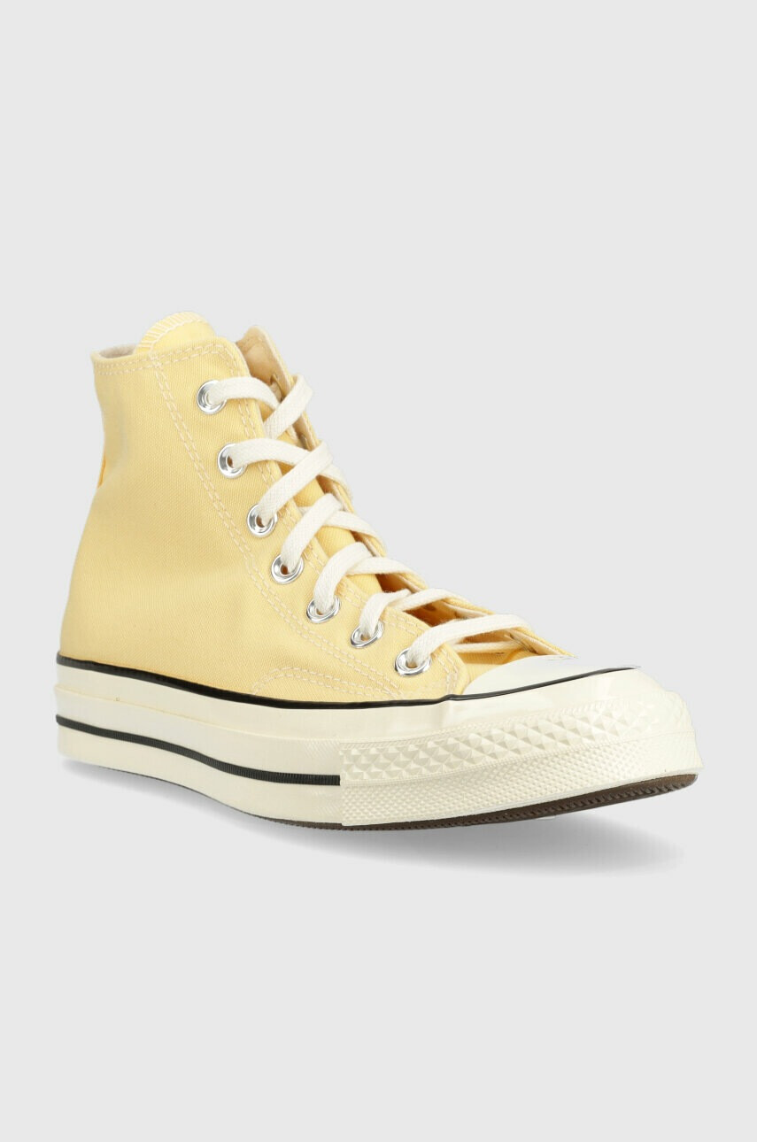 Converse Високи кецове Chuck 70 HI в жълто A02757C - Pepit.bg