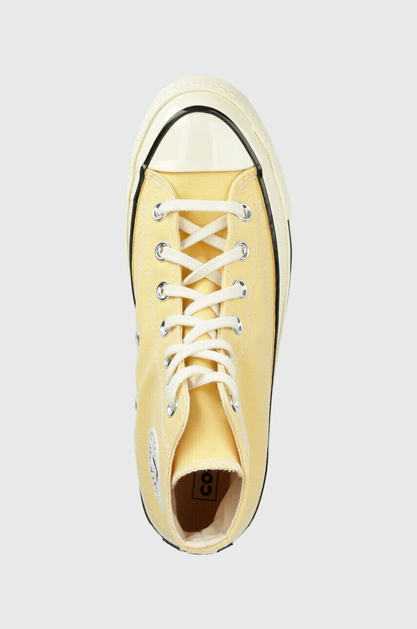 Converse Високи кецове Chuck 70 HI в жълто A02757C - Pepit.bg