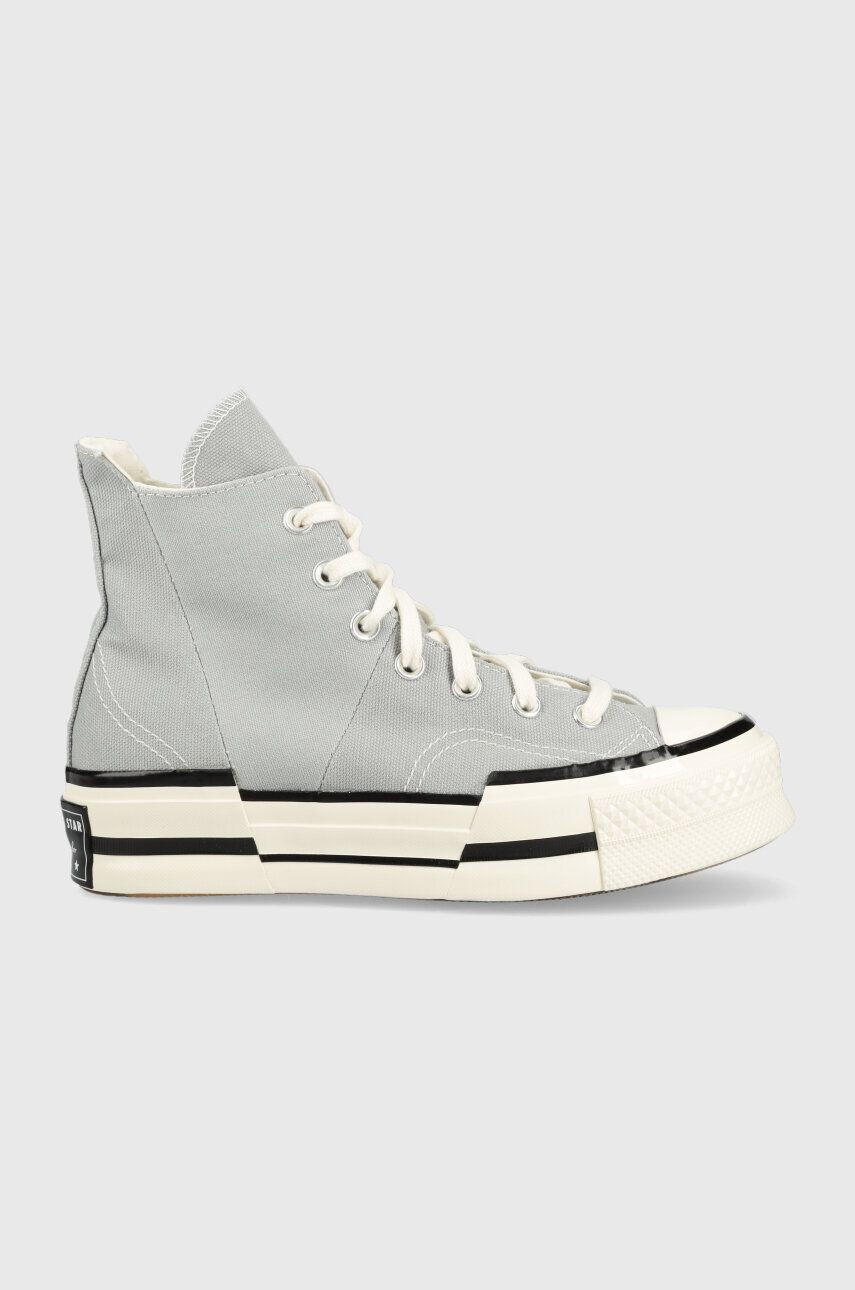 Converse Високи кецове Chuck 70 Plus в сиво A00741C - Pepit.bg