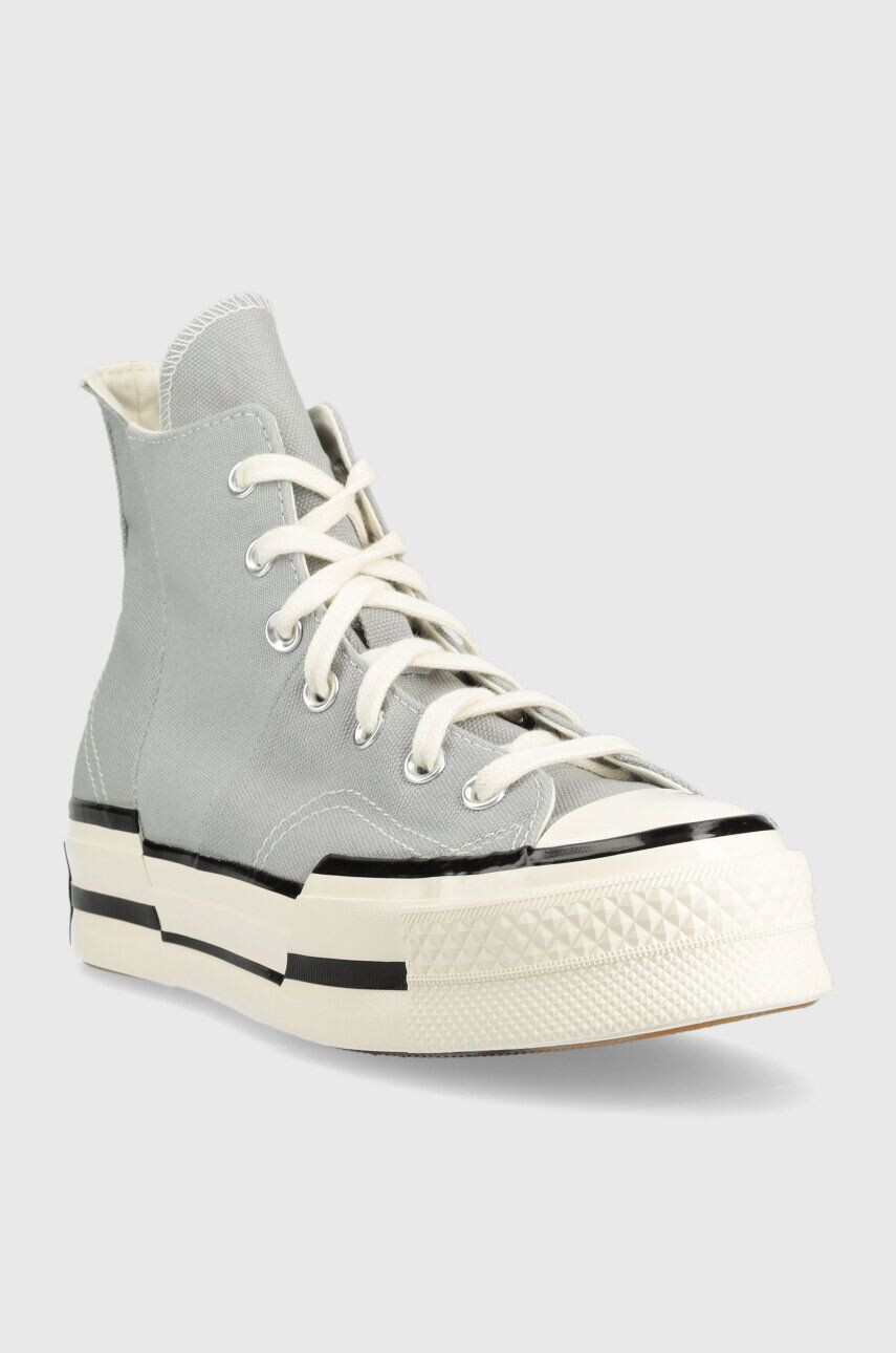 Converse Високи кецове Chuck 70 Plus в сиво A00741C - Pepit.bg