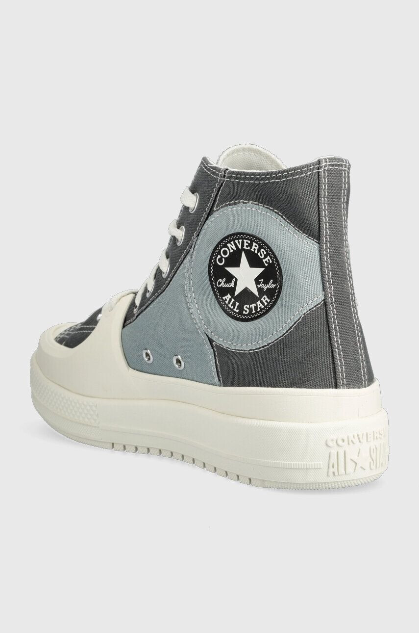 Converse Високи кецове Chuck Taylor All Star Construct в сиво A03472C - Pepit.bg