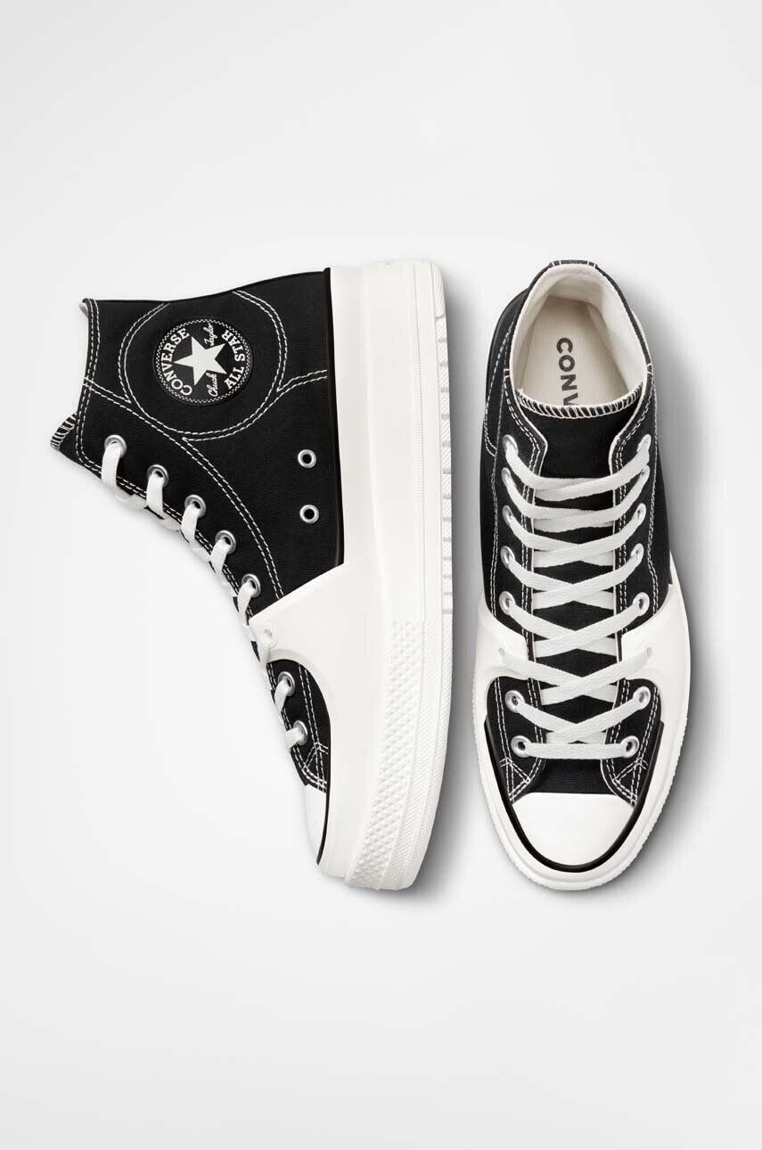 Converse Високи кецове Chuck Taylor All Star Construct в черно A05094C - Pepit.bg