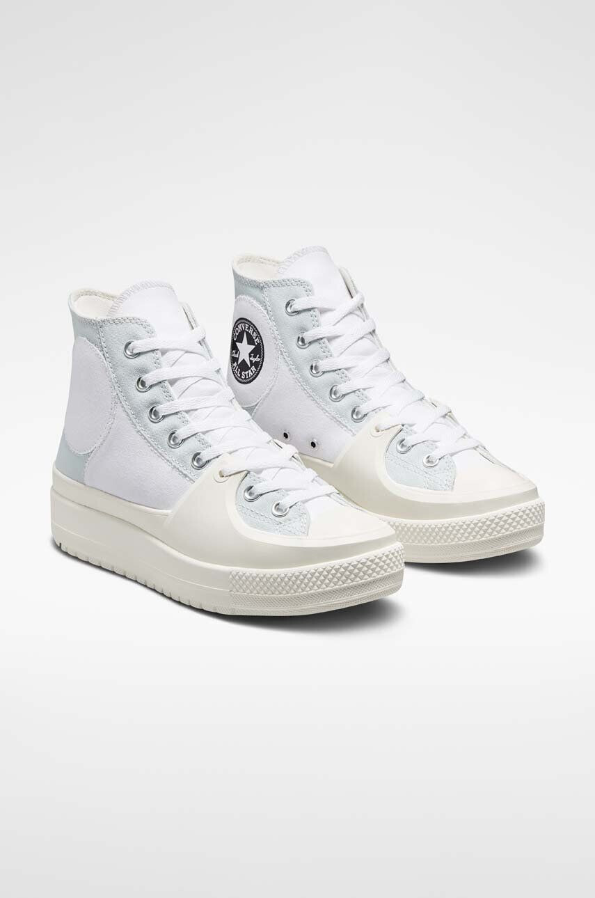 Converse Високи кецове Chuck Taylor All Star Construct в сиво A05042C - Pepit.bg