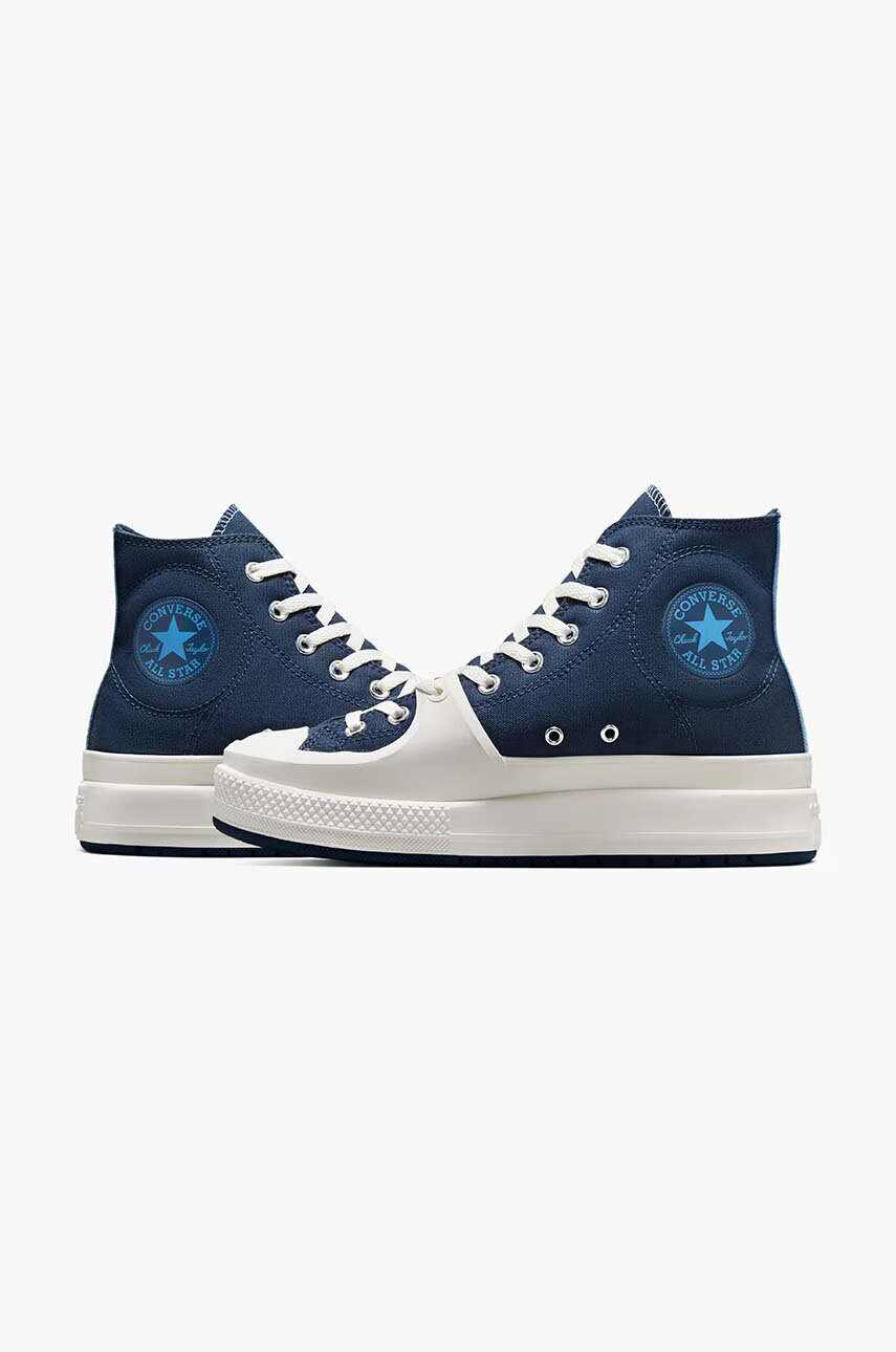 Converse Високи кецове Chuck Taylor All Star Construct в тъмносиньо A04521C - Pepit.bg