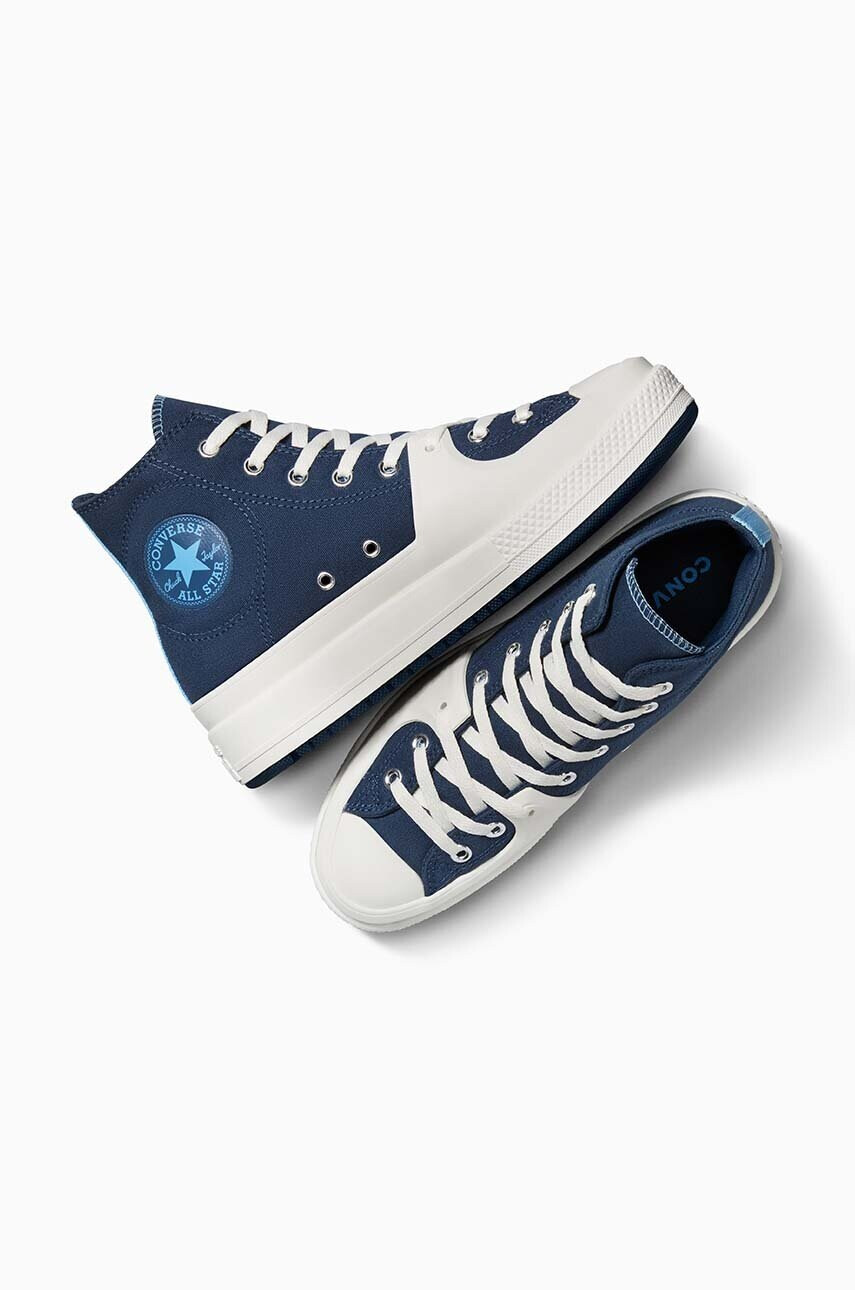 Converse Високи кецове Chuck Taylor All Star Construct в тъмносиньо A04521C - Pepit.bg