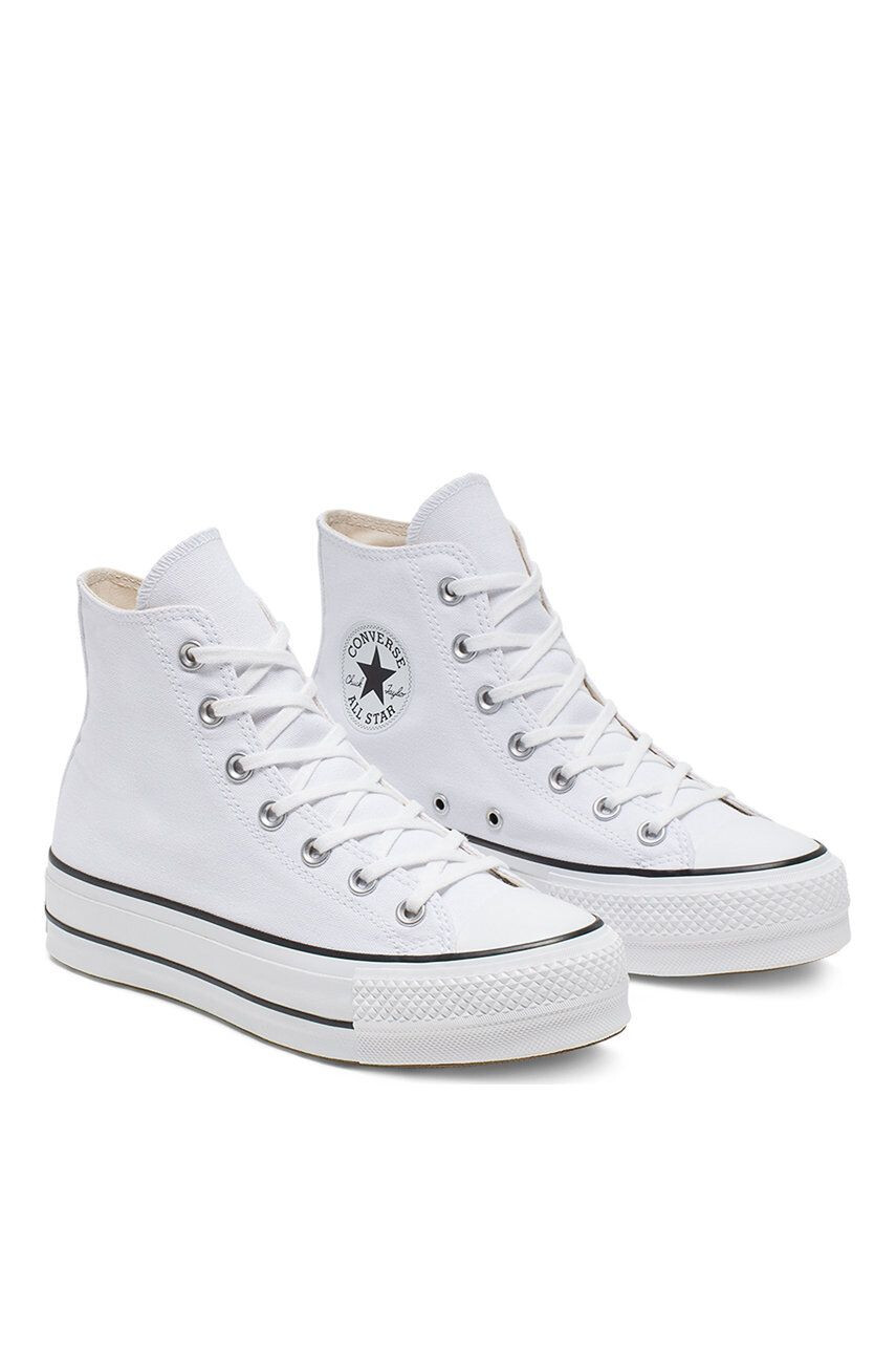 Converse Високи кецове Chuck Taylor All Star Lift дамски в бяло - Pepit.bg