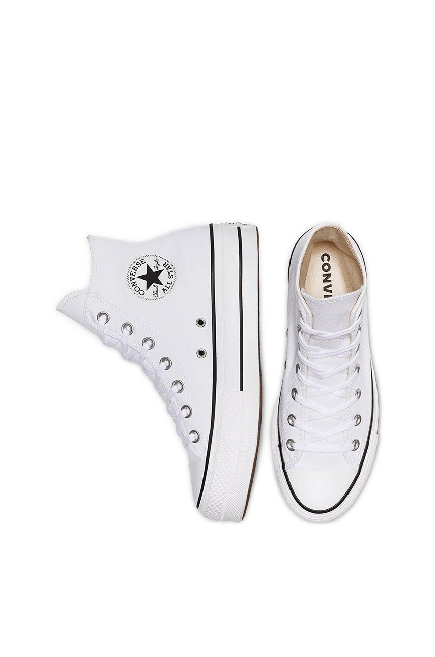 Converse Високи кецове Chuck Taylor All Star Lift дамски в бяло - Pepit.bg