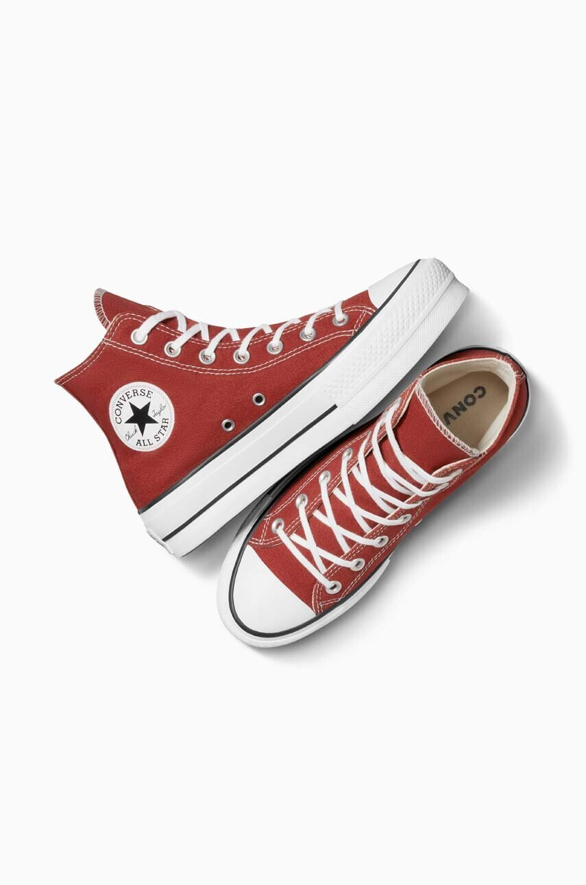 Converse Високи кецове Chuck Taylor All Star Lift в червено A06896C - Pepit.bg