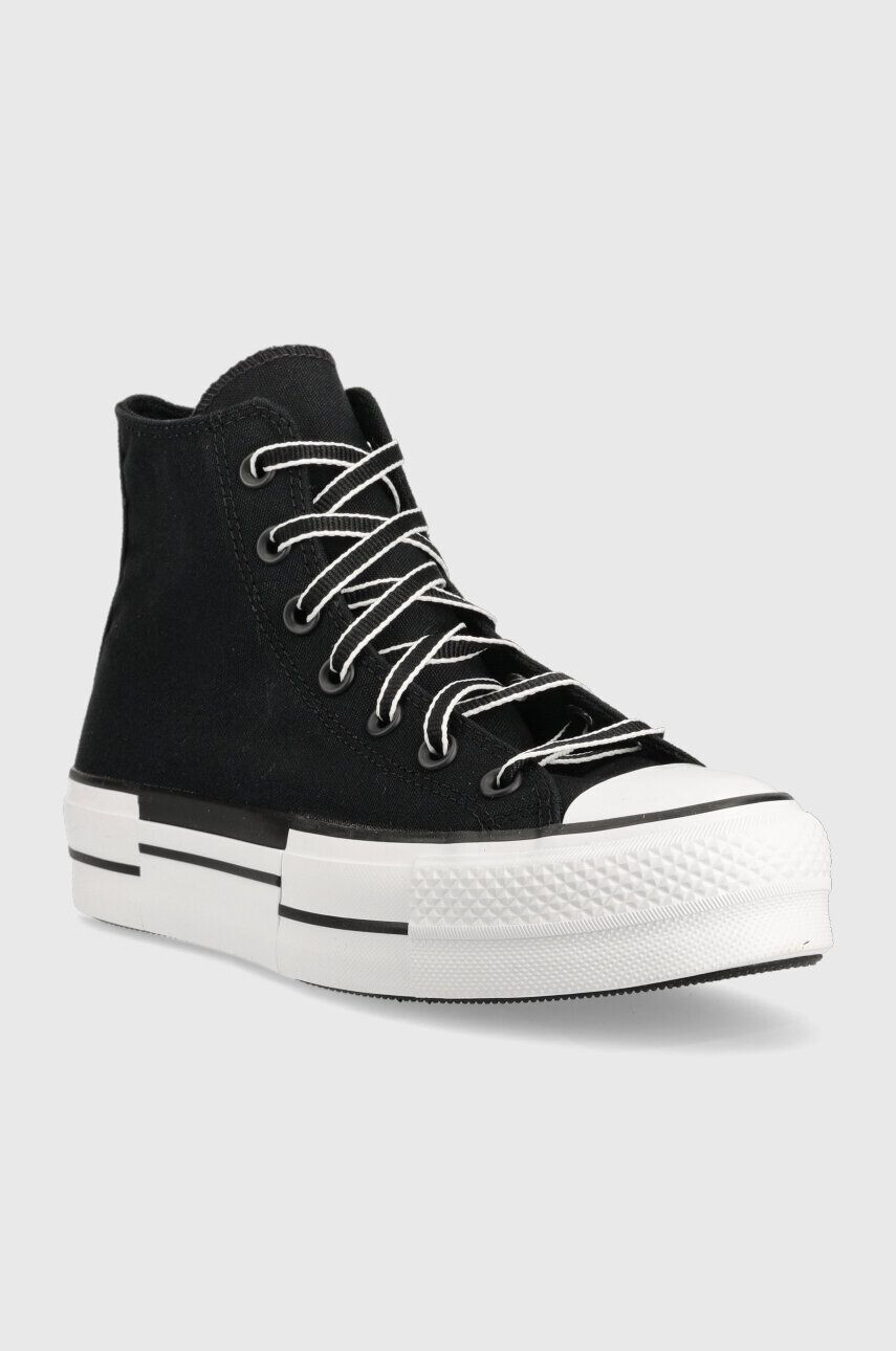 Converse Високи кецове Chuck Taylor All Star Lift HI в черно A05071C - Pepit.bg