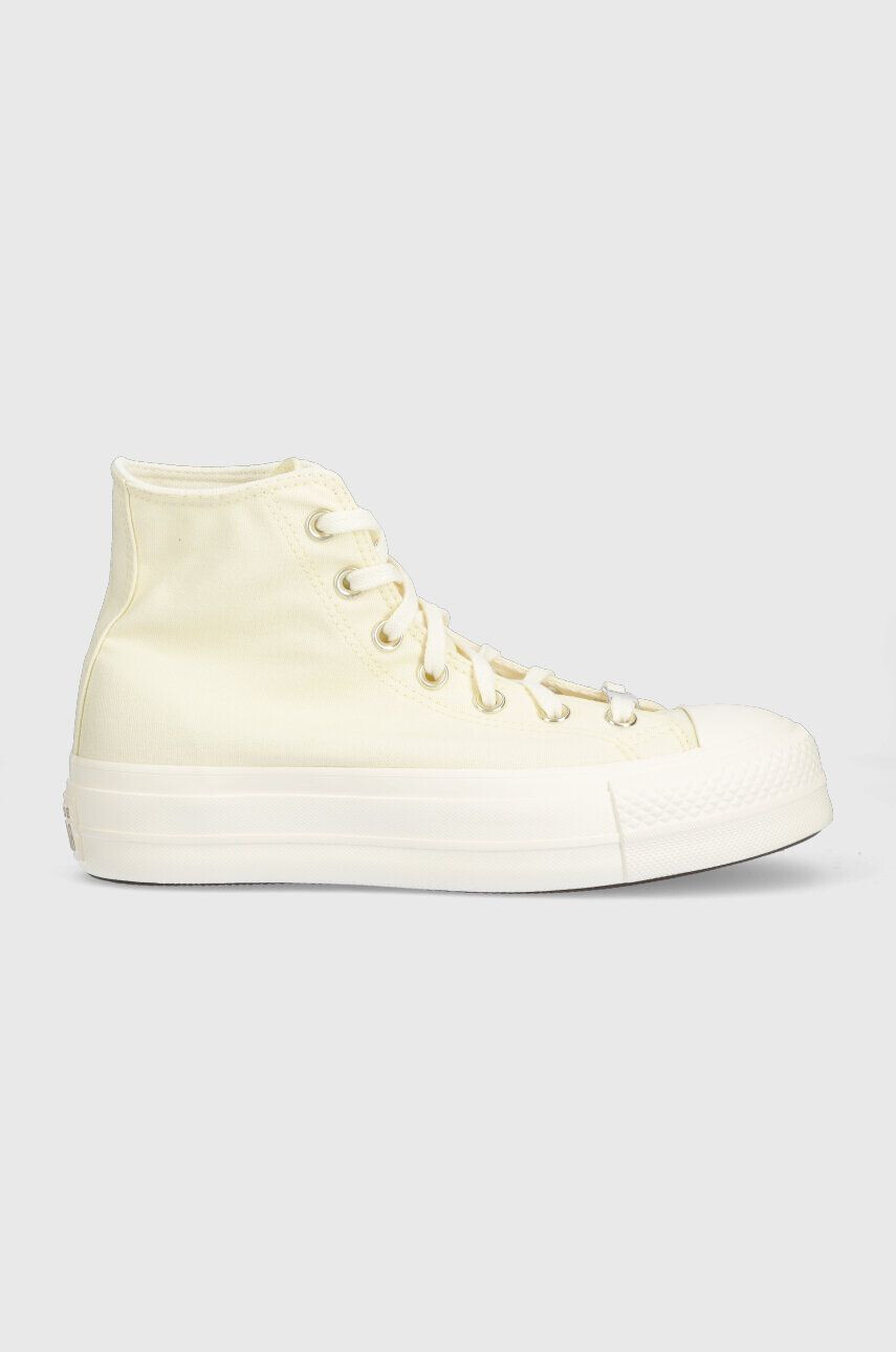 Converse Високи кецове Chuck Taylor All Star Lift Platform в жълто A05198C - Pepit.bg