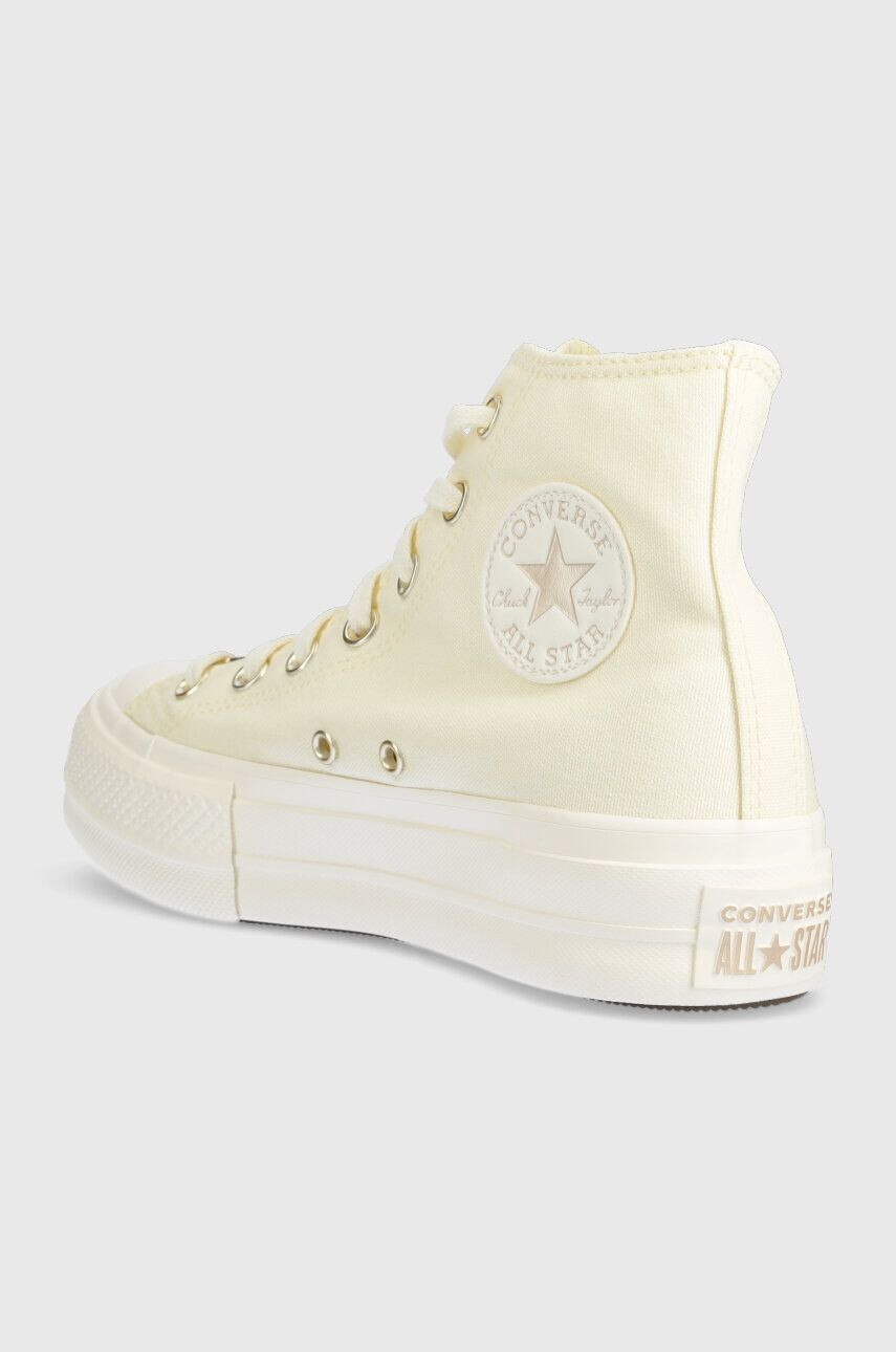 Converse Високи кецове Chuck Taylor All Star Lift Platform в жълто A05198C - Pepit.bg