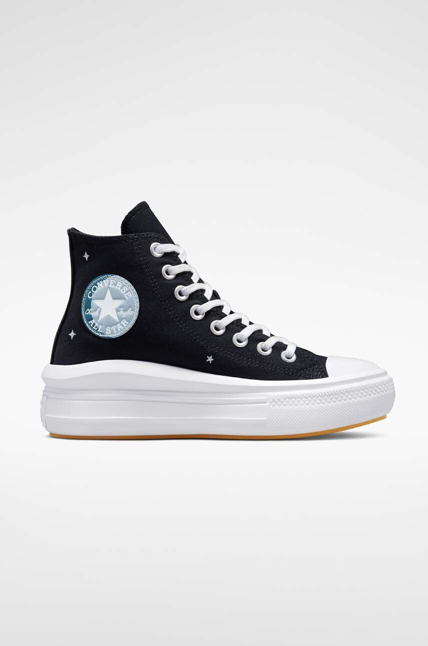 Converse Високи кецове Chuck Taylor All Star Move в черно A02896C - Pepit.bg