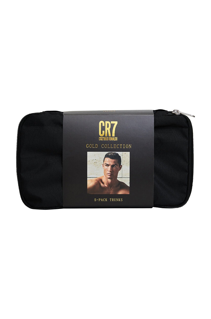 CR7 Cristiano Ronaldo Боксерки (5 чифта) мъжки в черно - Pepit.bg