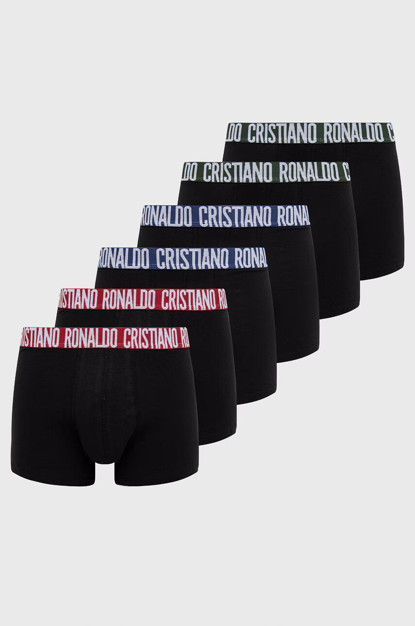 CR7 Cristiano Ronaldo Боксерки (6 чифта) в черно - Pepit.bg