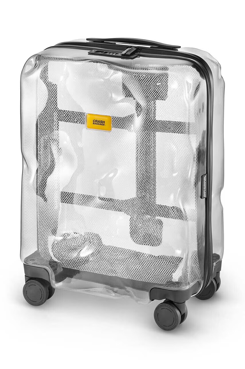 Crash Baggage Куфар SHARE Small Size в прозрачен цвят - Pepit.bg