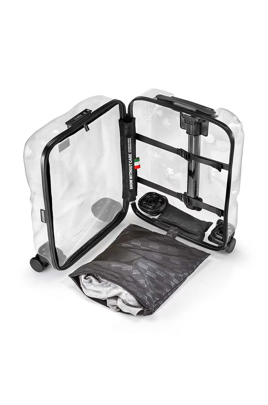 Crash Baggage Куфар SHARE Small Size в прозрачен цвят - Pepit.bg