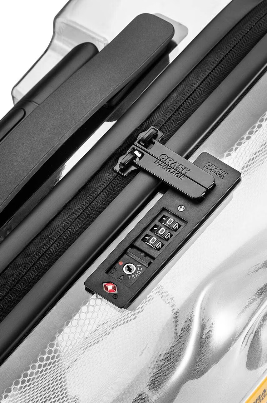 Crash Baggage Куфар SHARE Small Size в прозрачен цвят - Pepit.bg