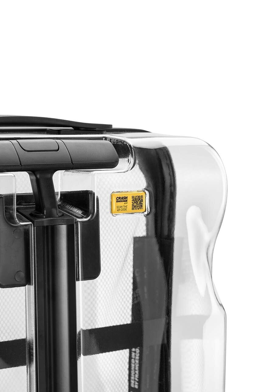 Crash Baggage Куфар SHARE Small Size в прозрачен цвят - Pepit.bg