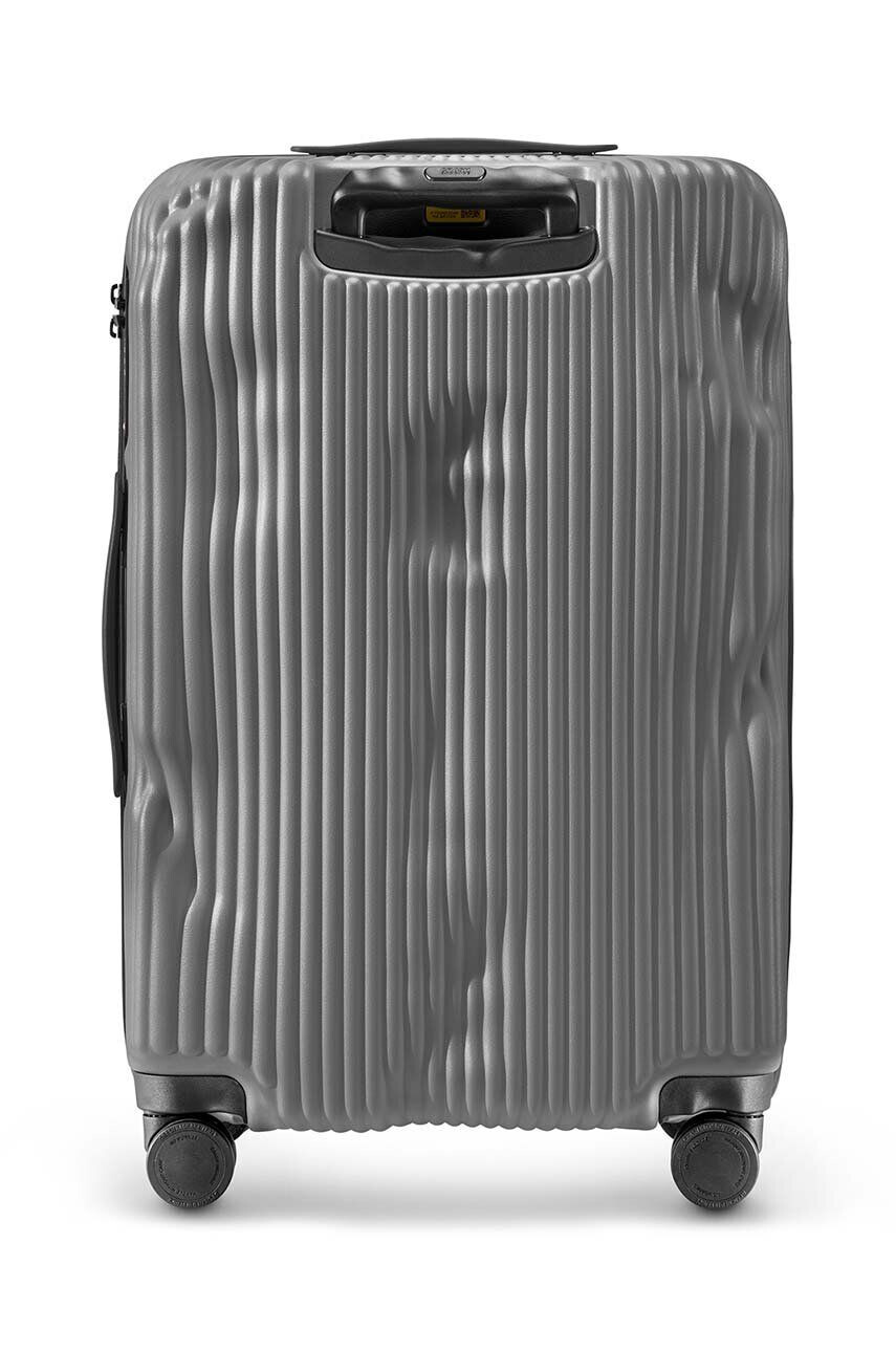 Crash Baggage Куфар STRIPE Medium Size в сиво - Pepit.bg