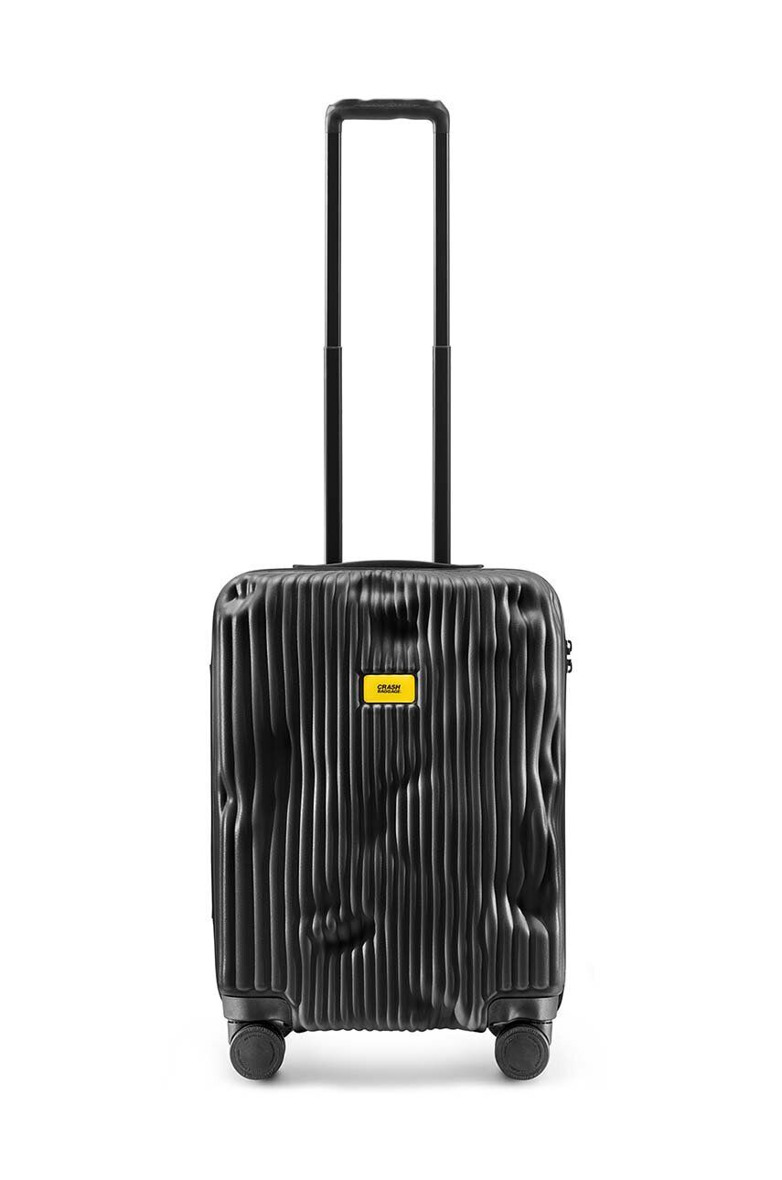 Crash Baggage Куфар STRIPE Small Size в черно - Pepit.bg