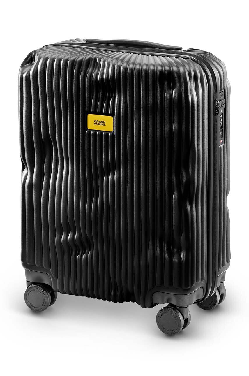 Crash Baggage Куфар STRIPE Small Size в черно - Pepit.bg