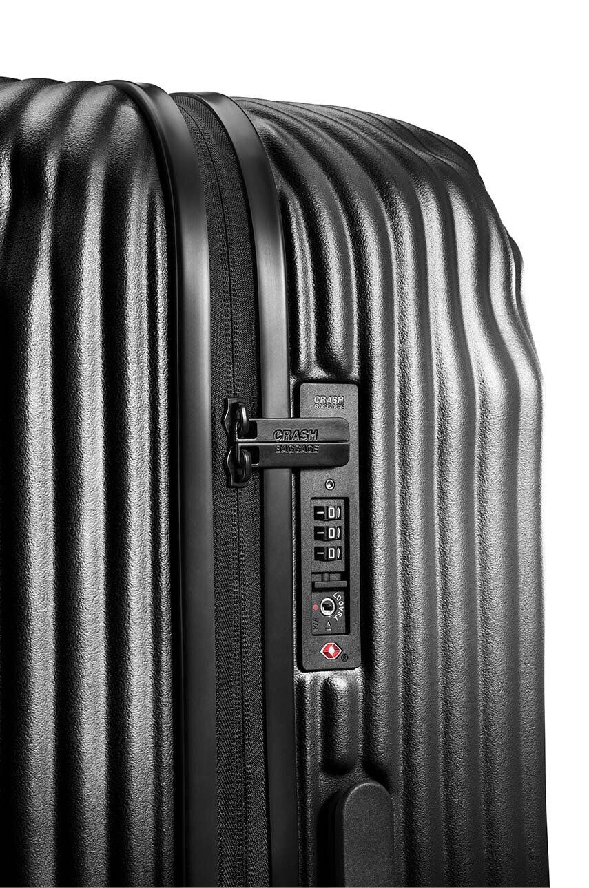 Crash Baggage Куфар STRIPE Small Size в черно - Pepit.bg