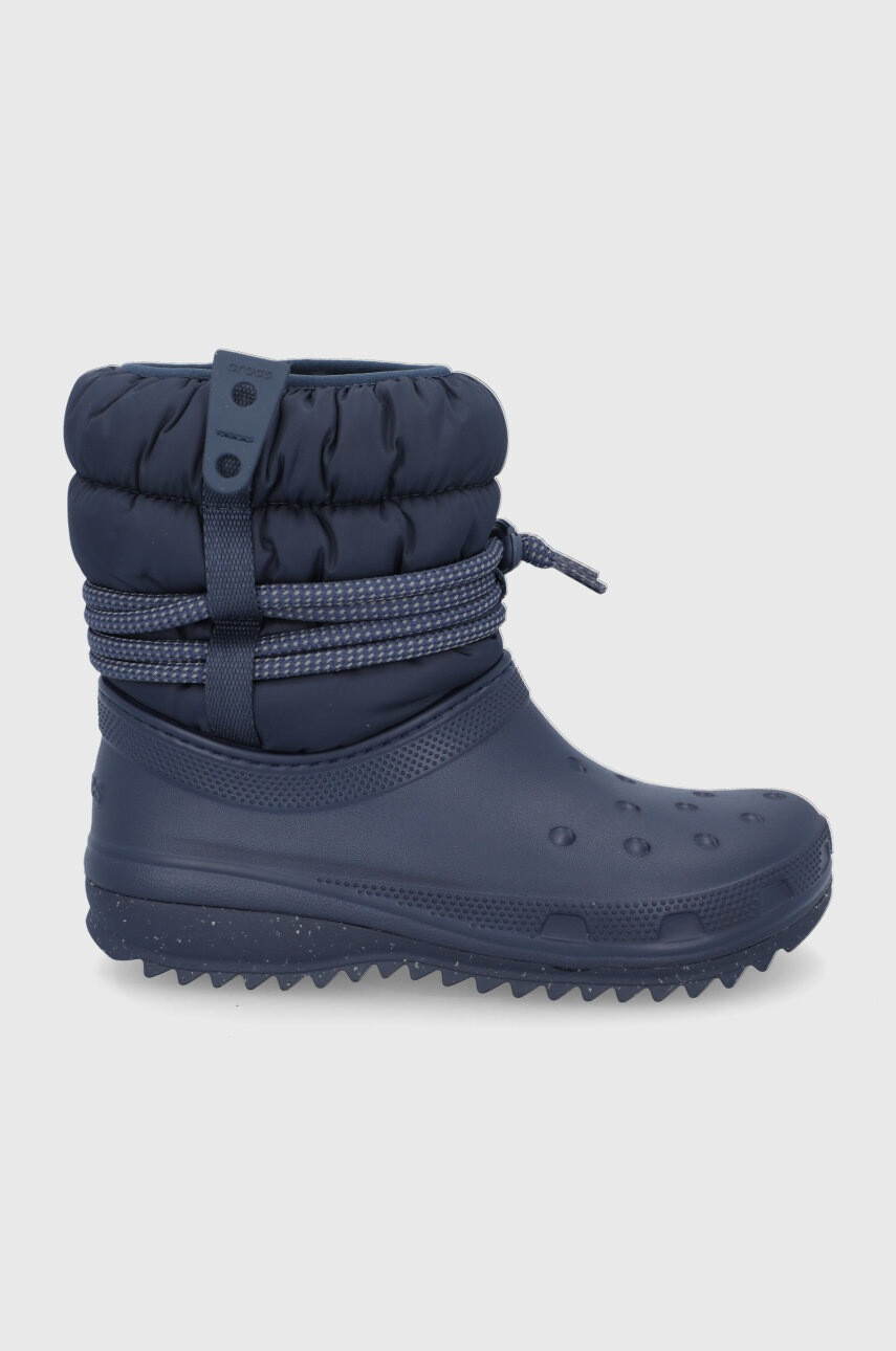 Crocs Апрески Classic Neo Puff Luxe Boot в тъмносиньо 207312 - Pepit.bg