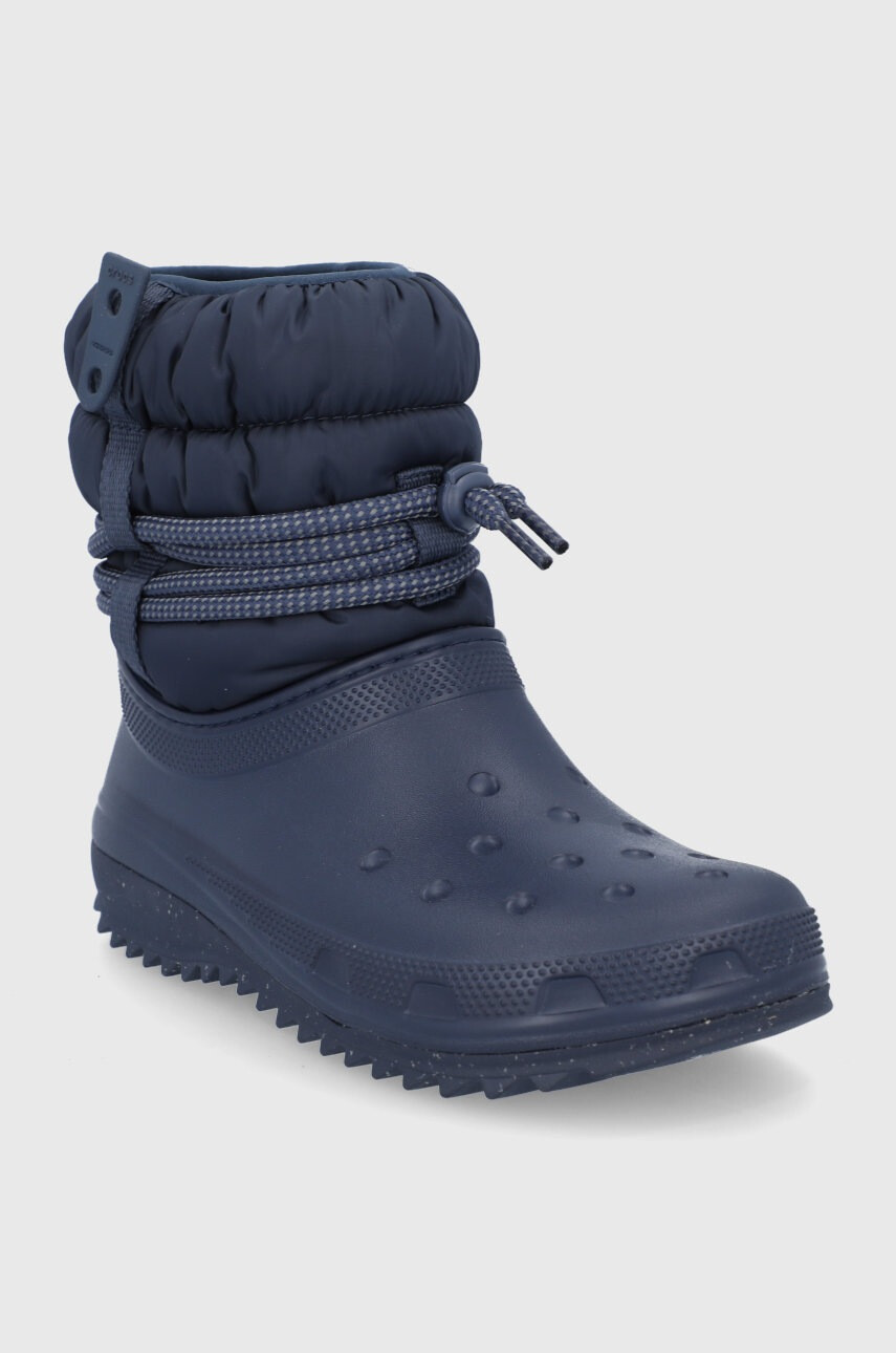 Crocs Апрески Classic Neo Puff Luxe Boot в тъмносиньо 207312 - Pepit.bg