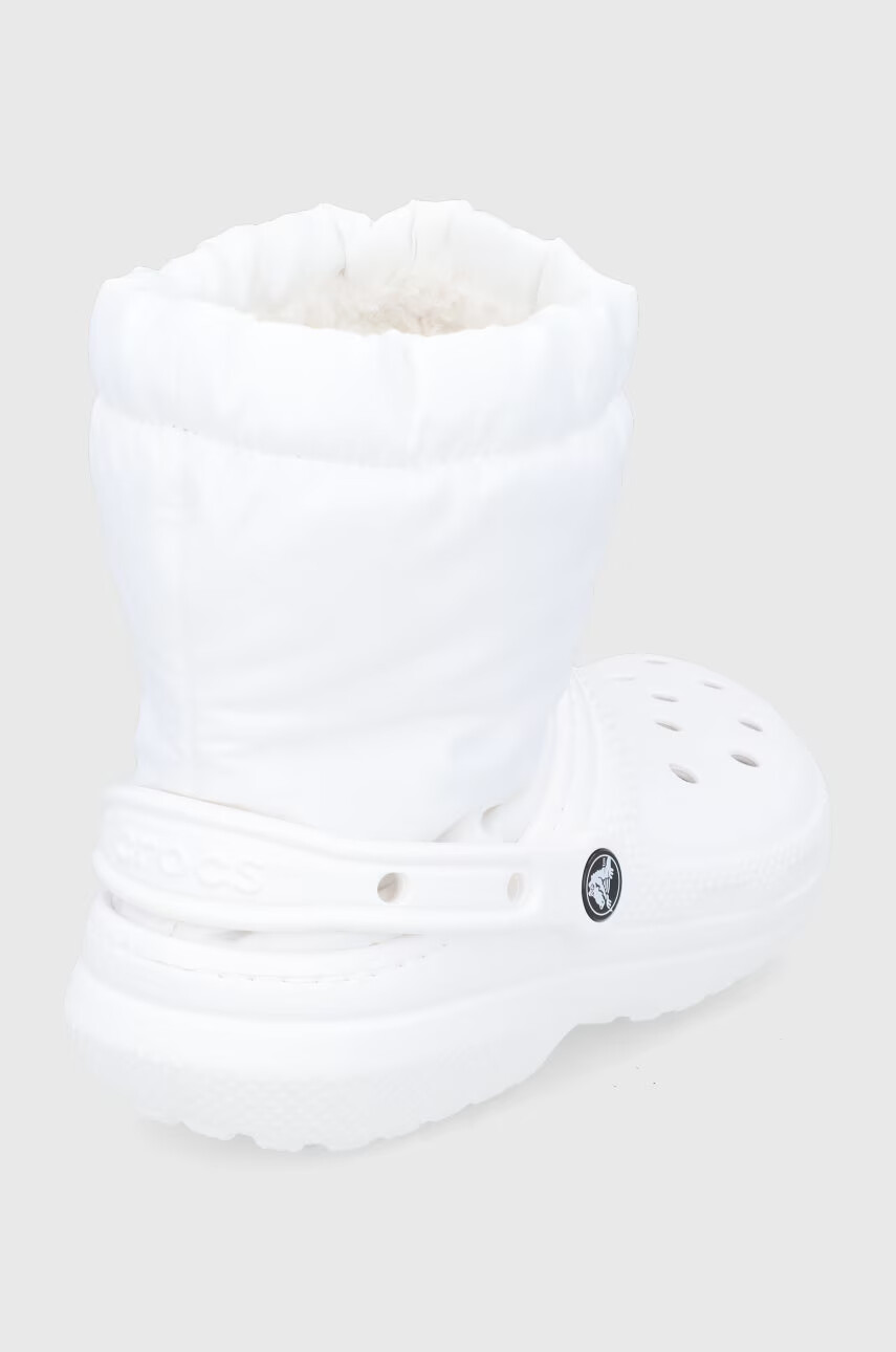 Crocs Апрески Classic Lined Neo Puff Boot в бяло 206630 - Pepit.bg
