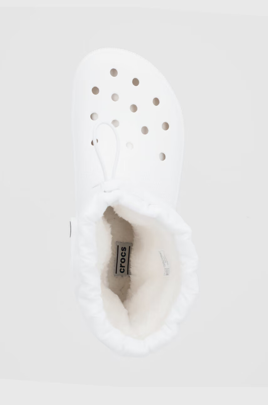 Crocs Апрески Classic Lined Neo Puff Boot в бяло 206630 - Pepit.bg