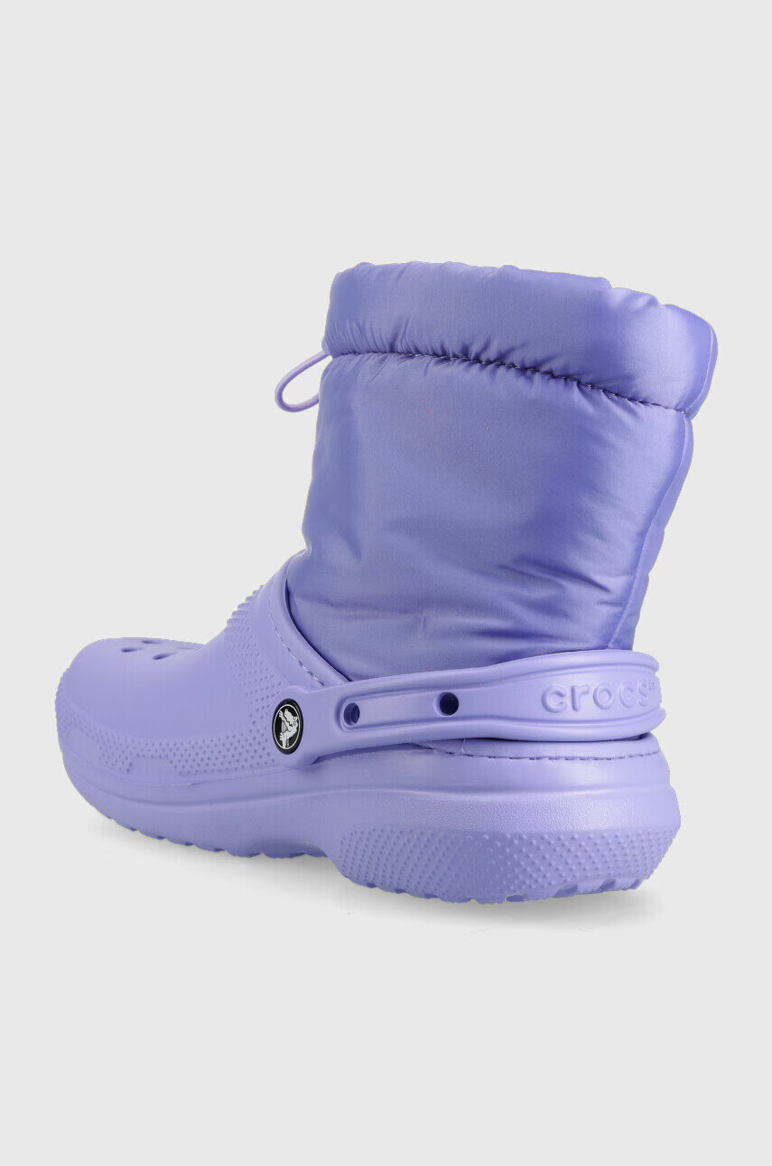 Crocs Апрески Classic Lined Neo Puff Boot в лилаво 206630 - Pepit.bg